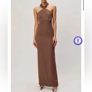 RONNY KOBO LENOX DRESS IN TOFFEE
